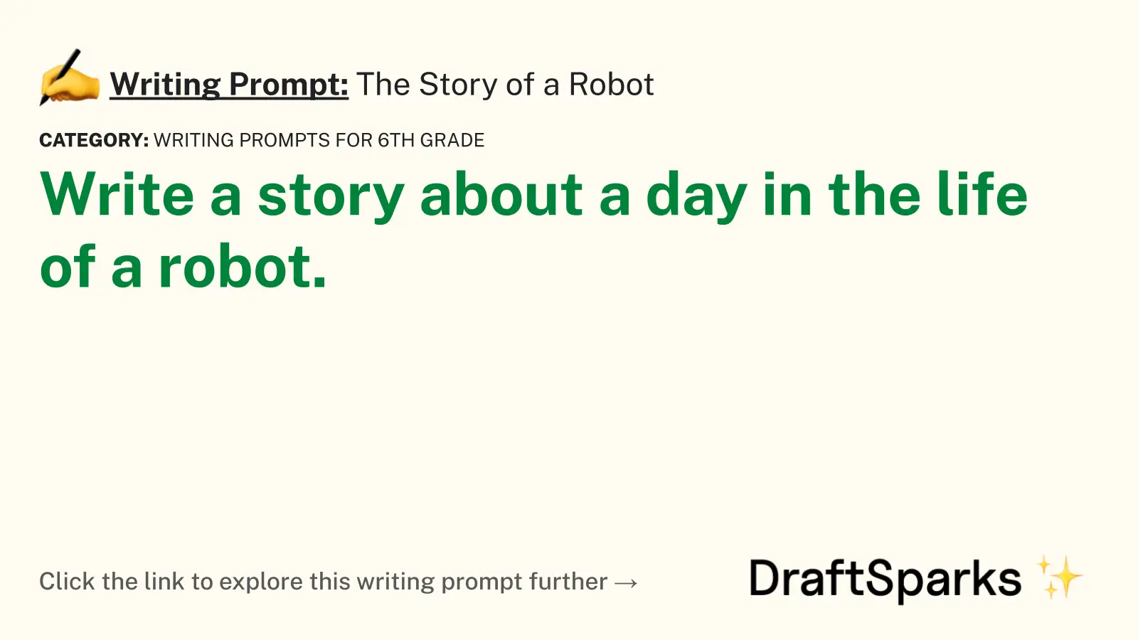 The Story of a Robot
