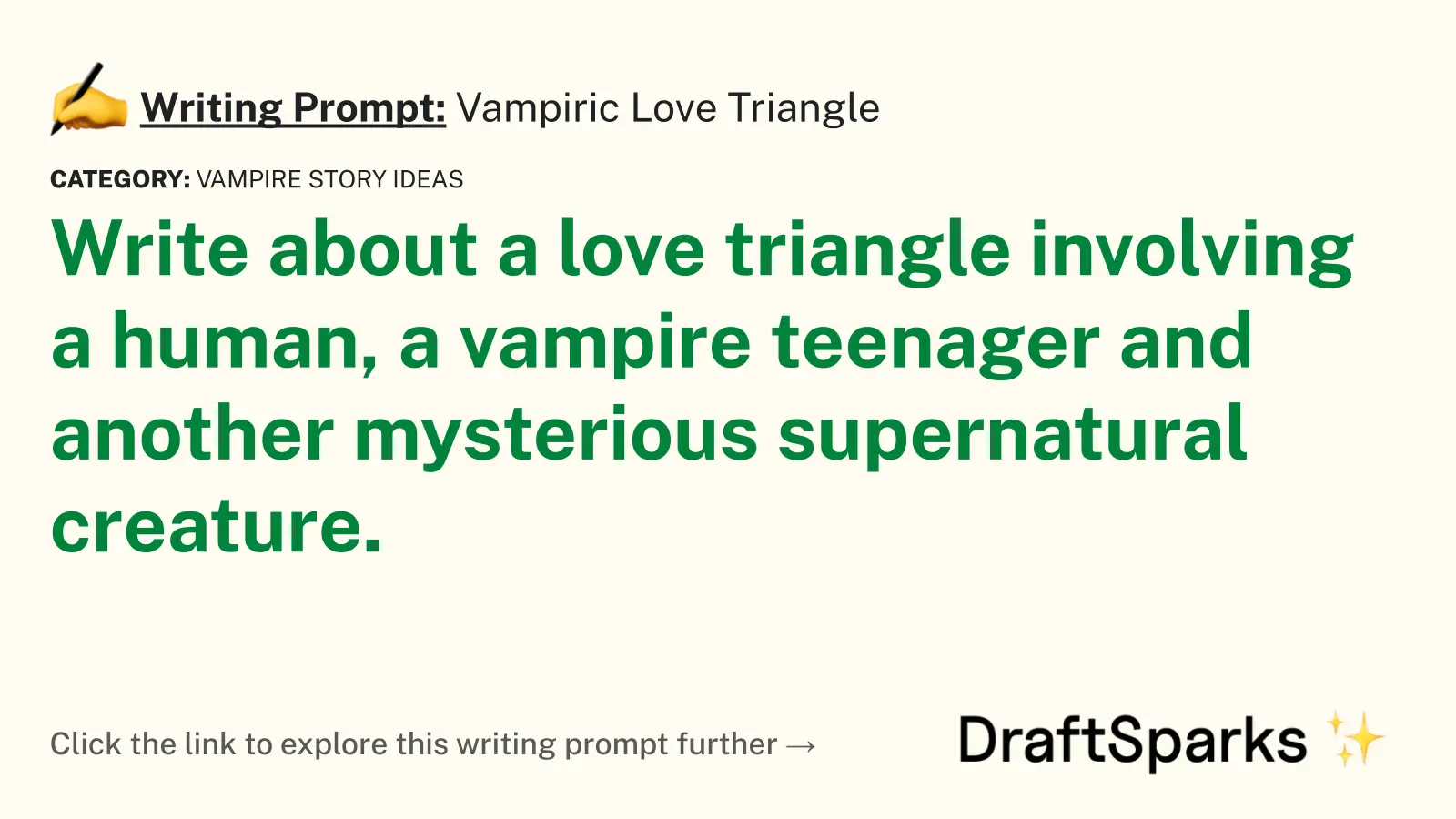 Vampiric Love Triangle