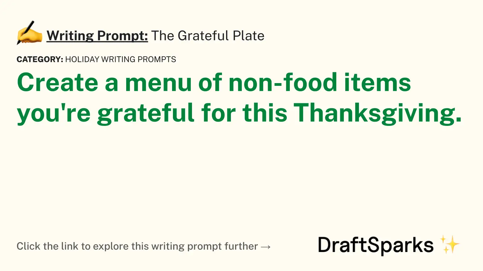 The Grateful Plate