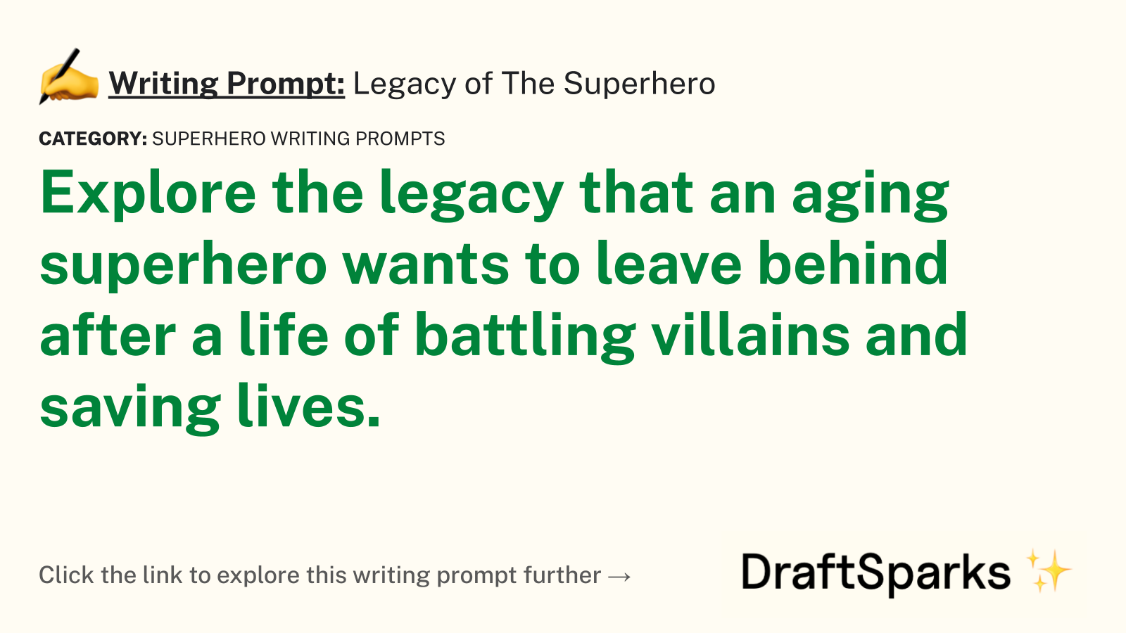 Legacy of The Superhero