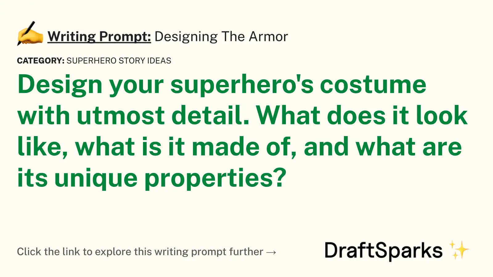 Designing The Armor