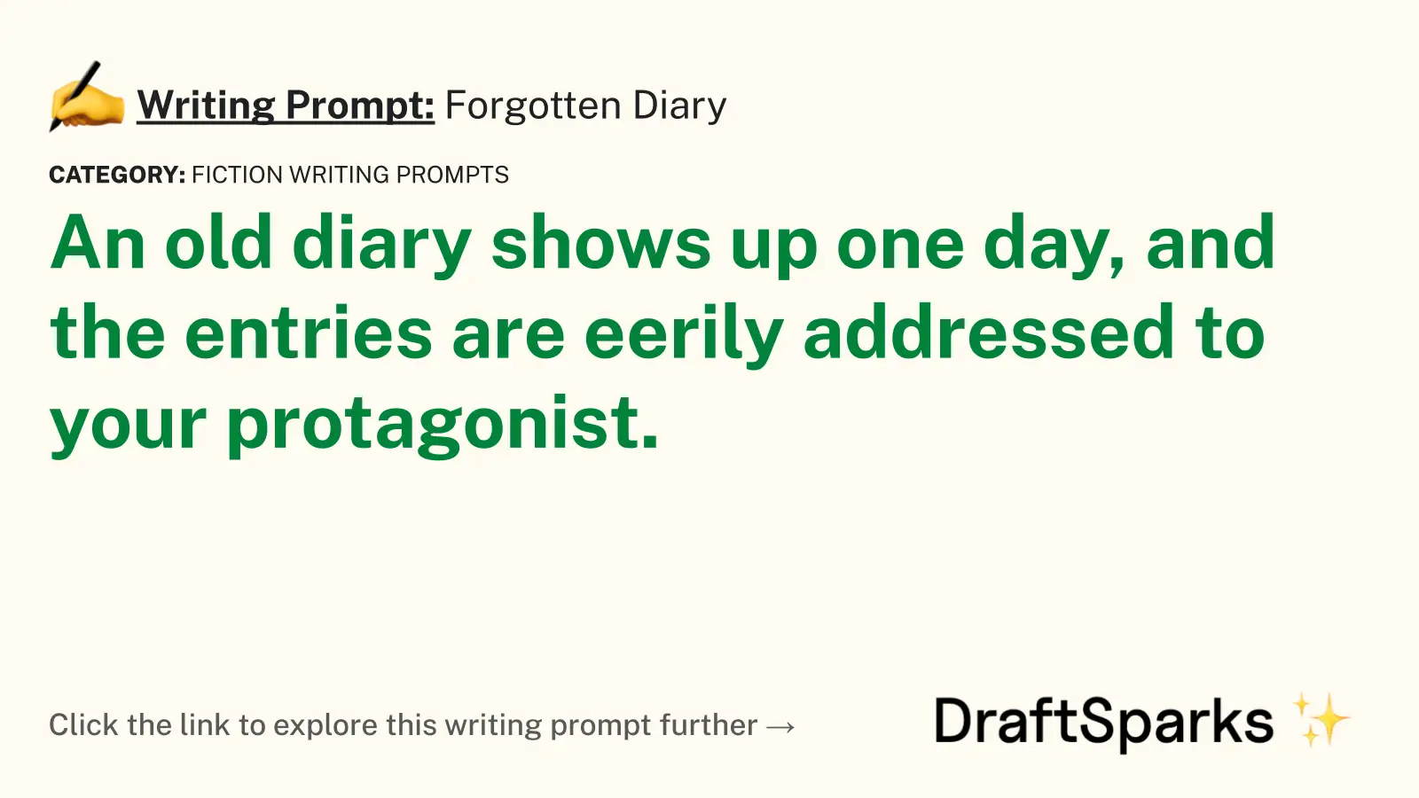 Forgotten Diary