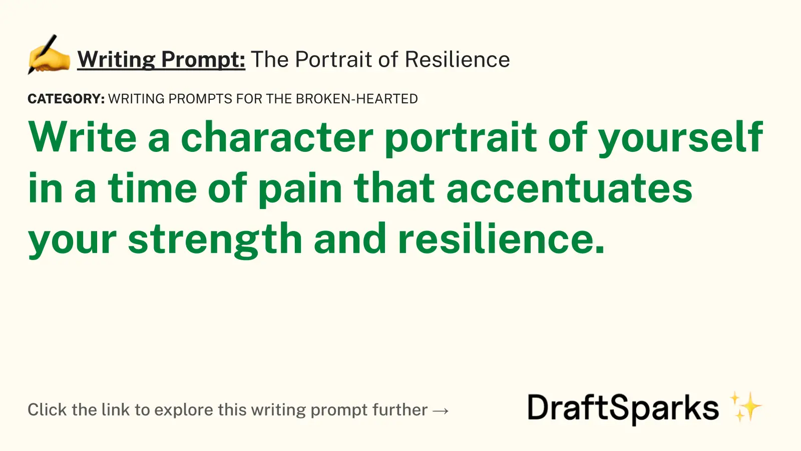 The Portrait of Resilience