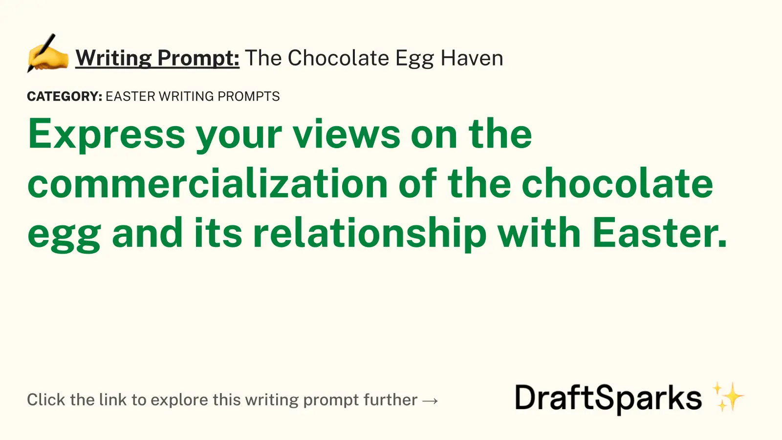 The Chocolate Egg Haven