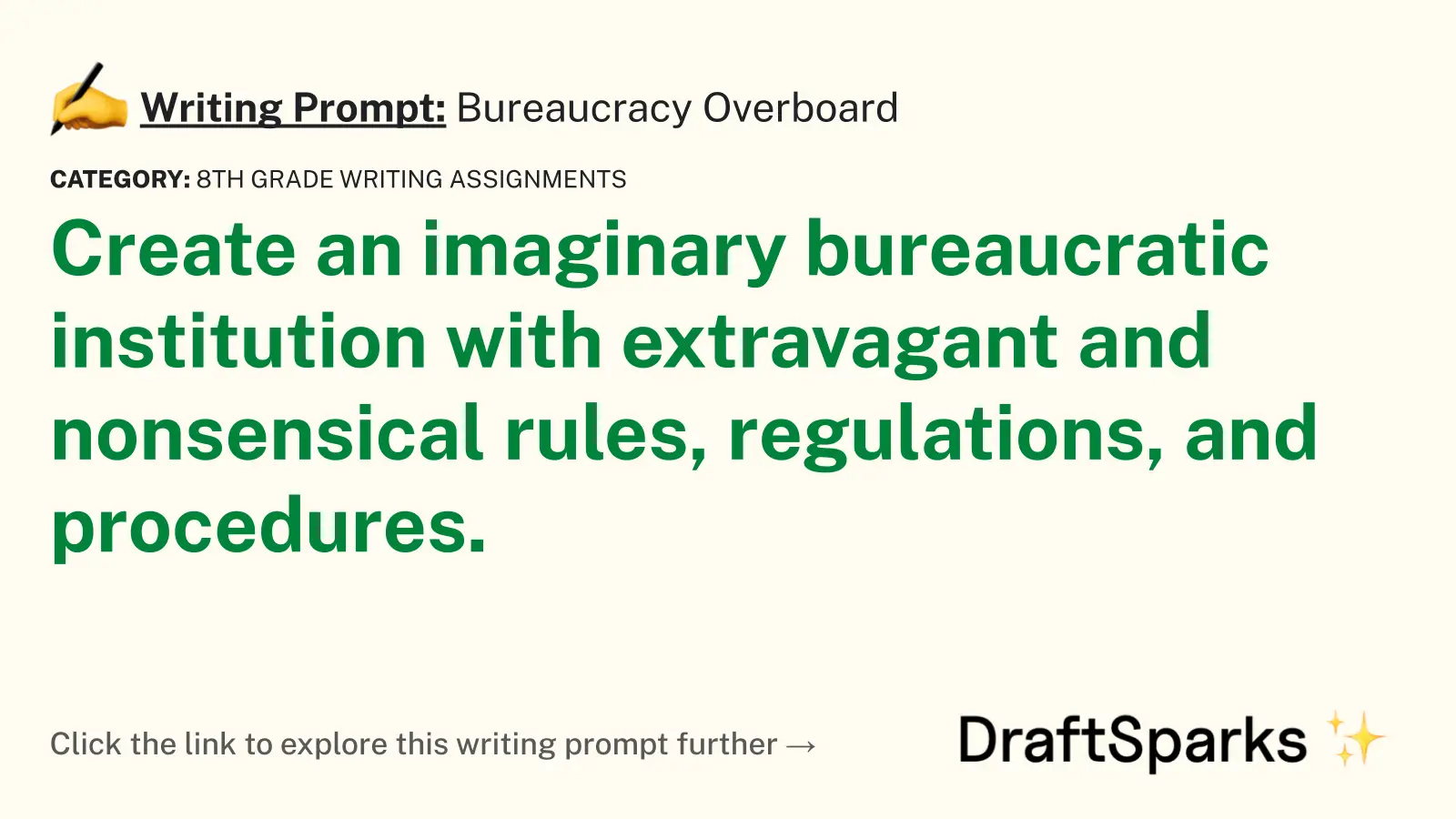 Bureaucracy Overboard