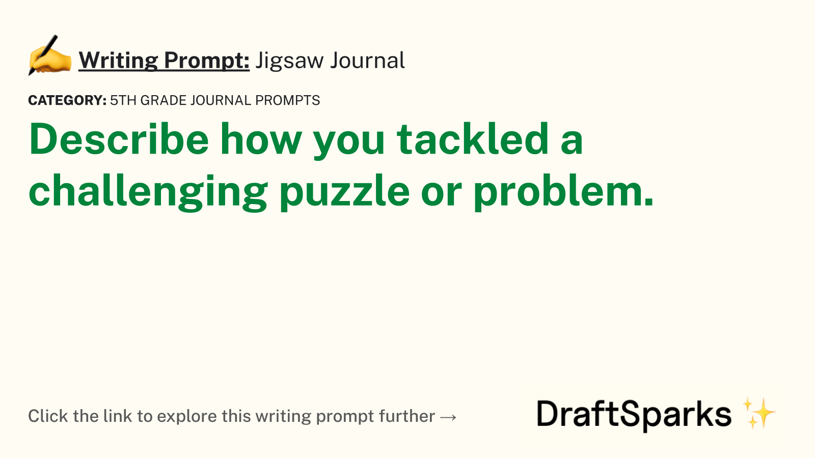 Jigsaw Journal