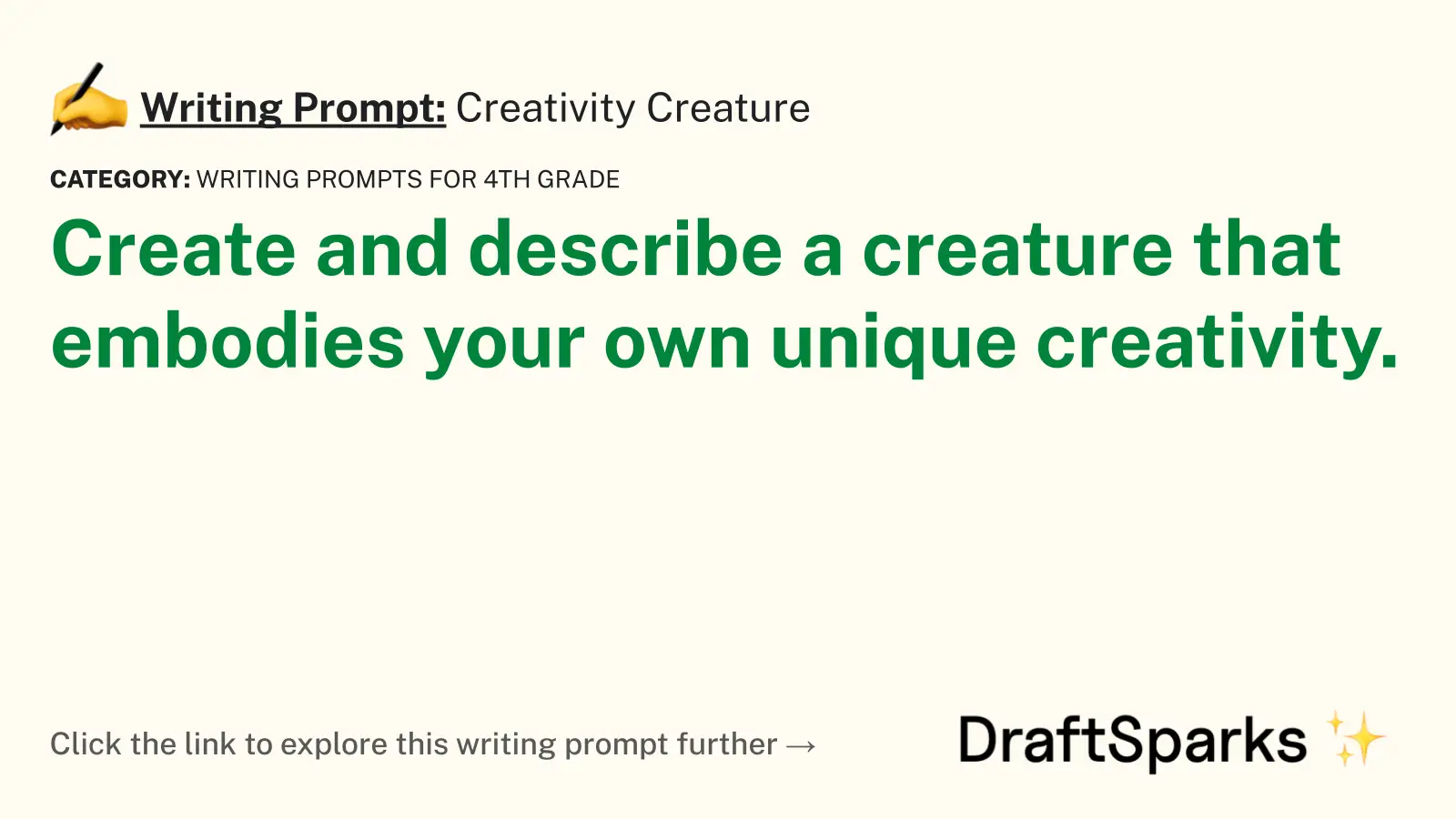 Creativity Creature