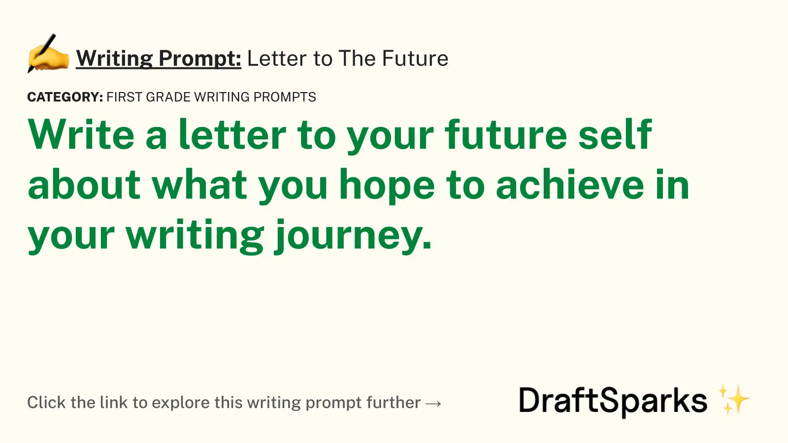Letter to The Future
