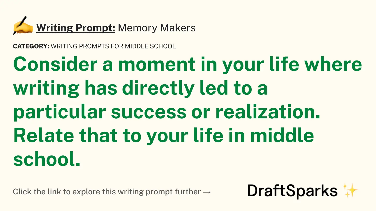 Memory Makers