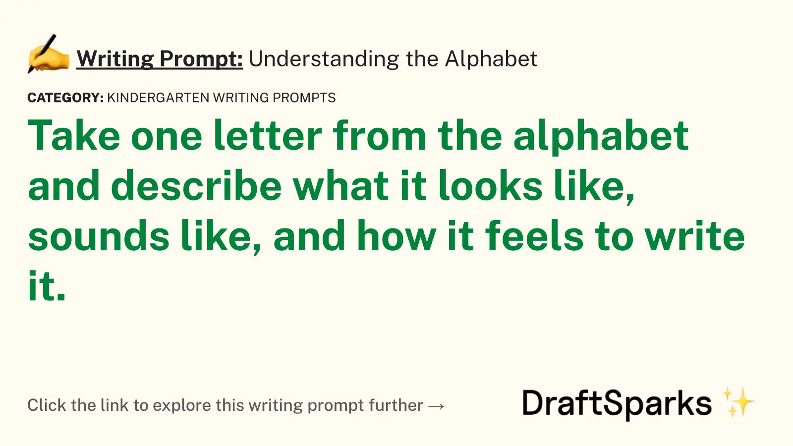 Understanding the Alphabet