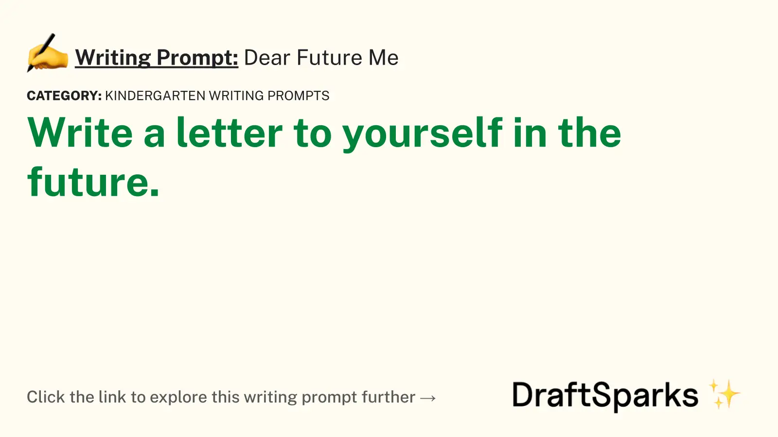 Dear Future Me