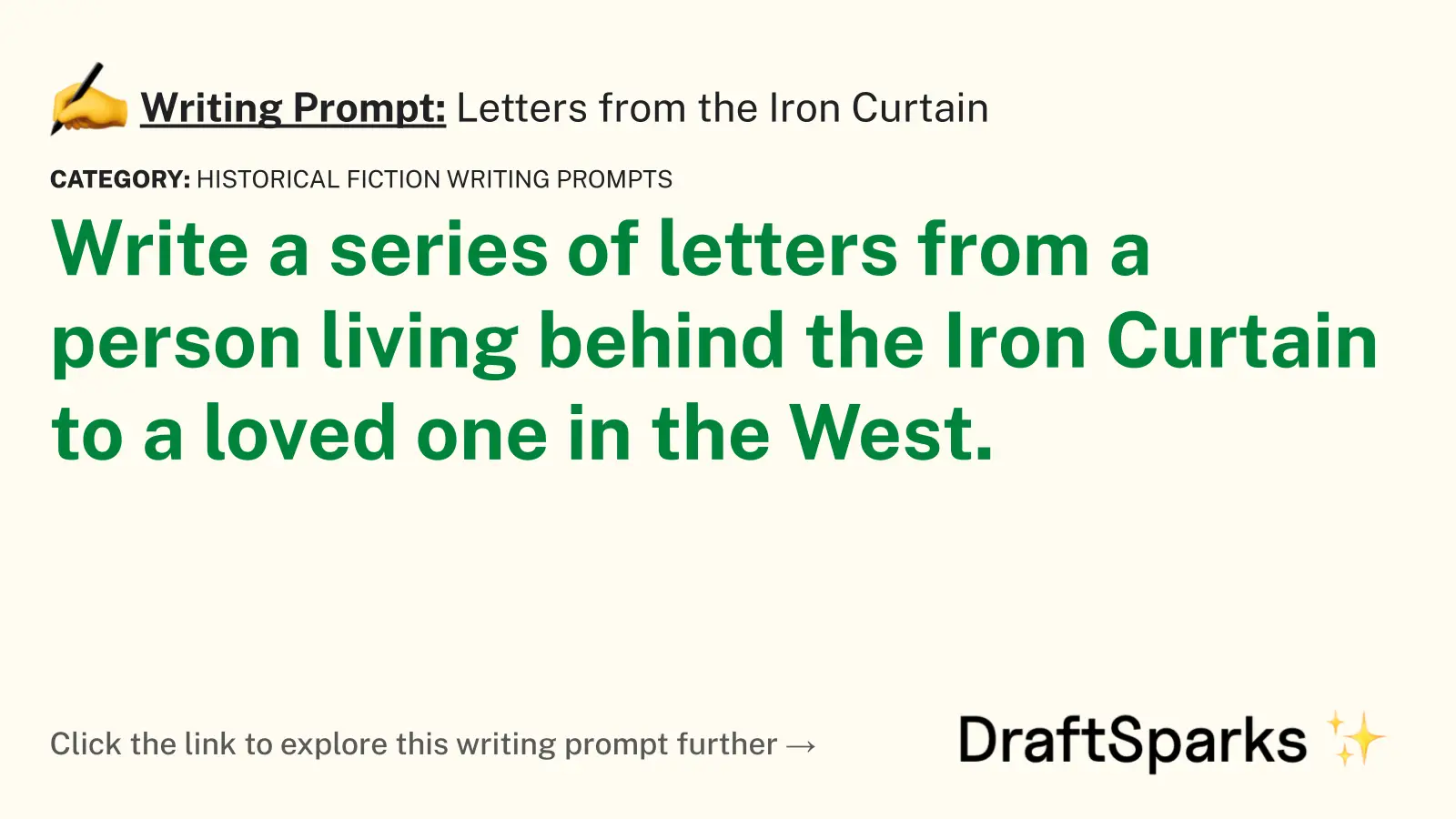 Letters from the Iron Curtain