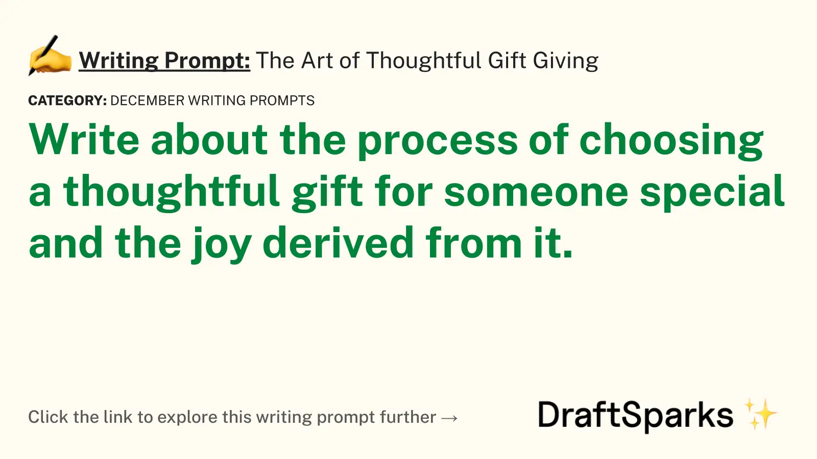 The Art of Thoughtful Gift Giving