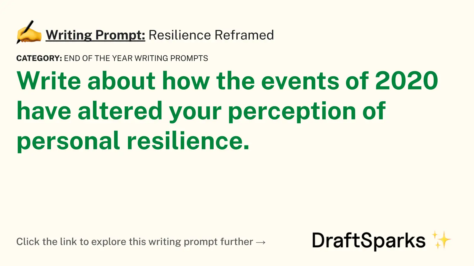 Resilience Reframed