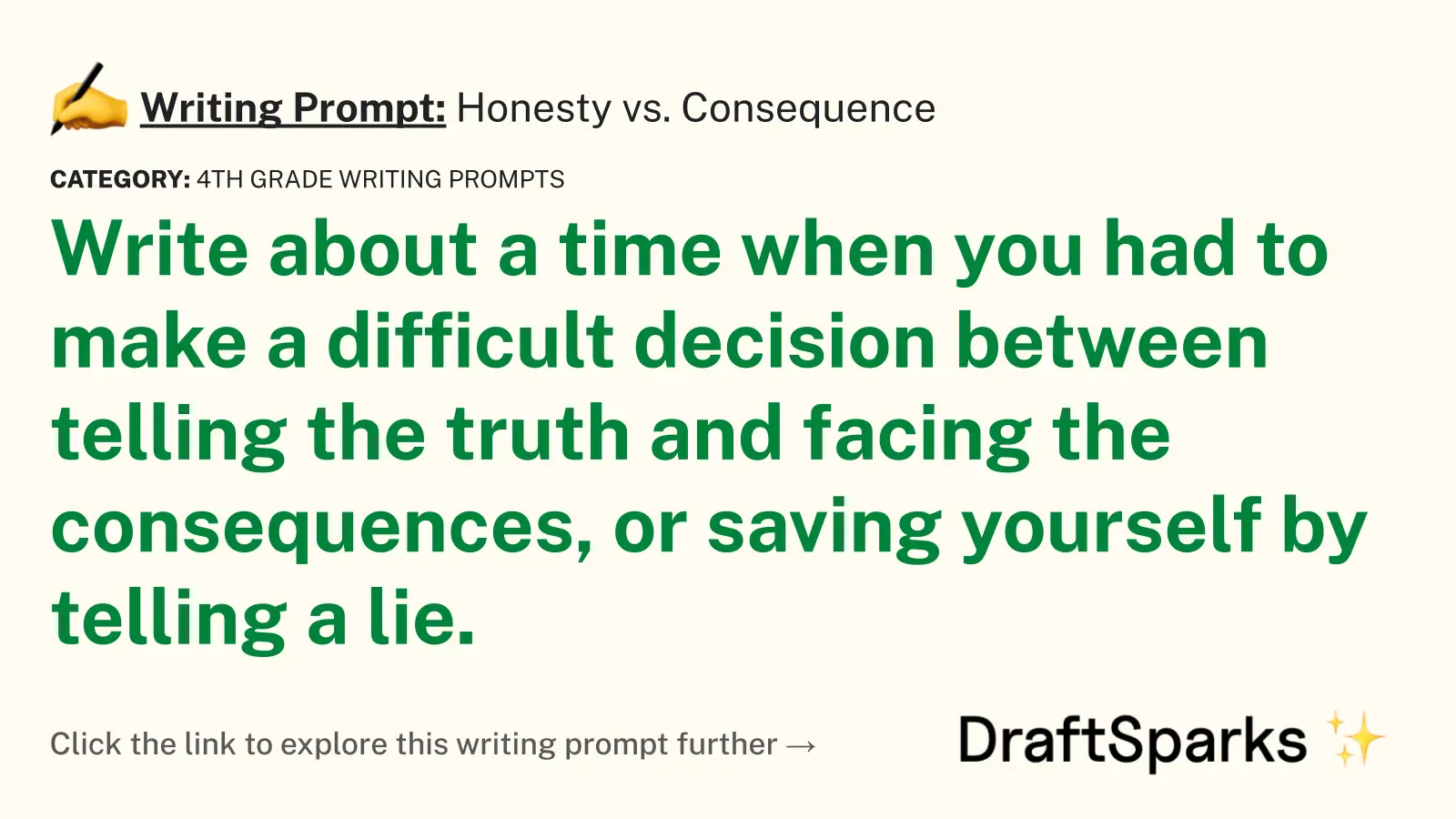 Honesty vs. Consequence