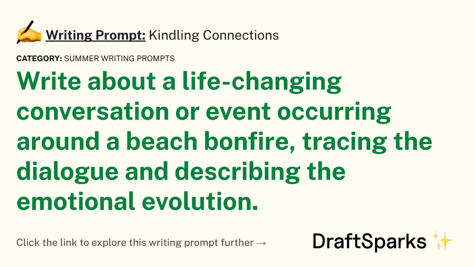 Kindling Connections