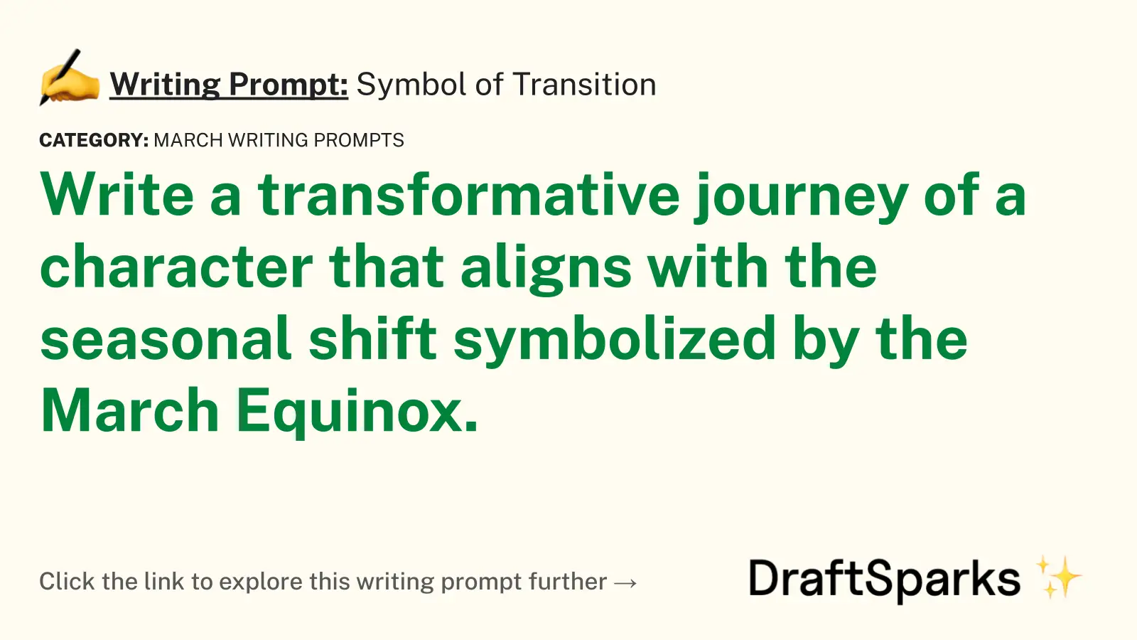 Symbol of Transition