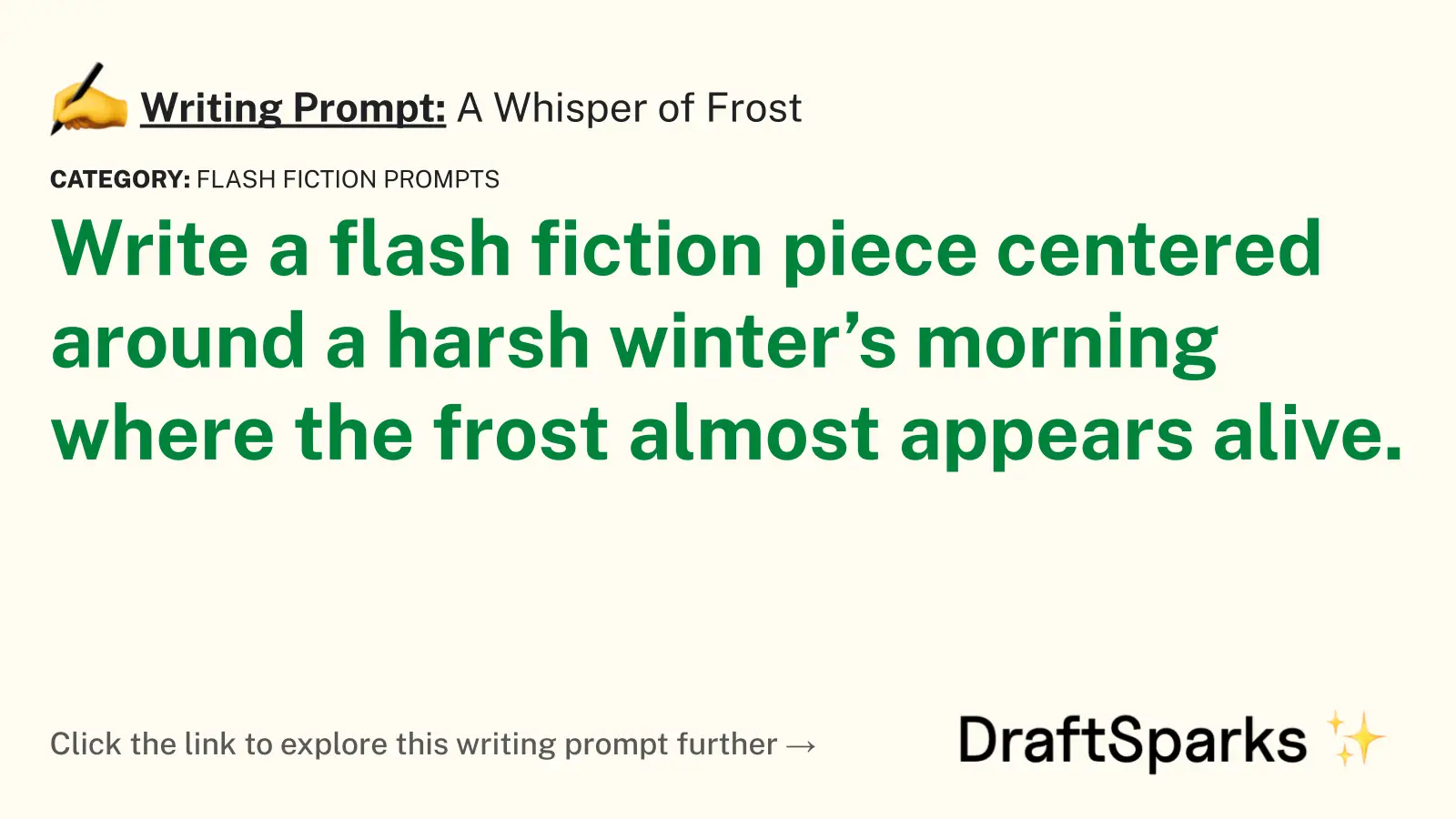 A Whisper of Frost