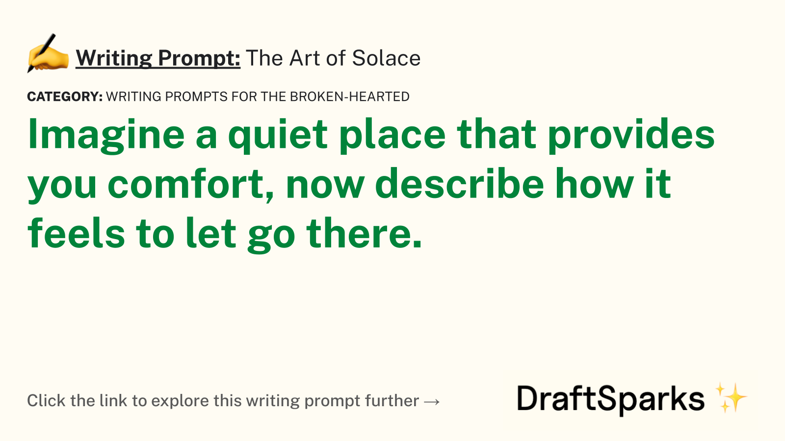 The Art of Solace