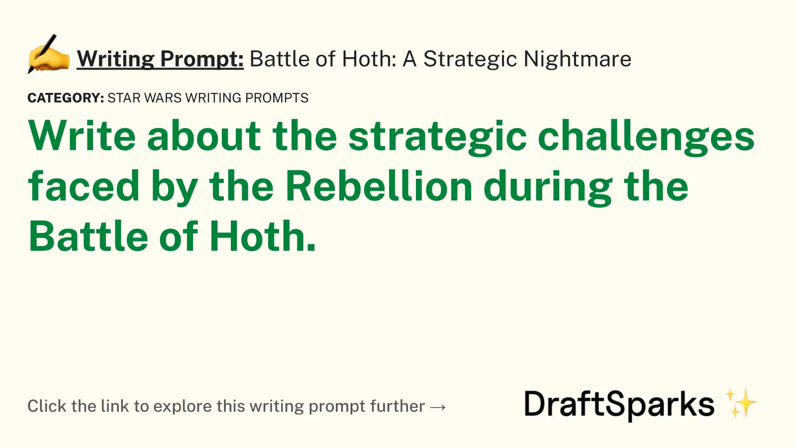 Battle of Hoth: A Strategic Nightmare