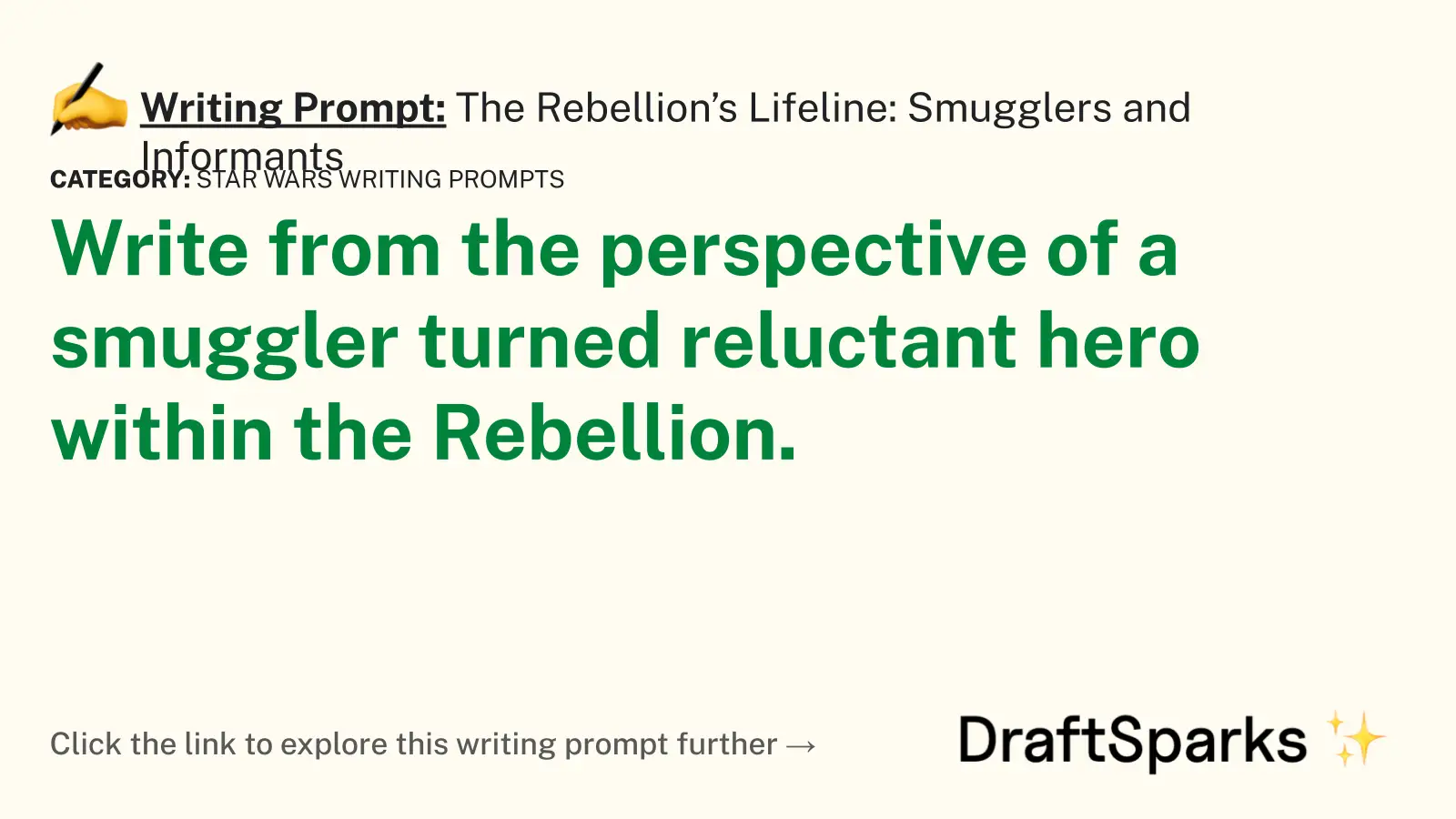 The Rebellion’s Lifeline: Smugglers and Informants