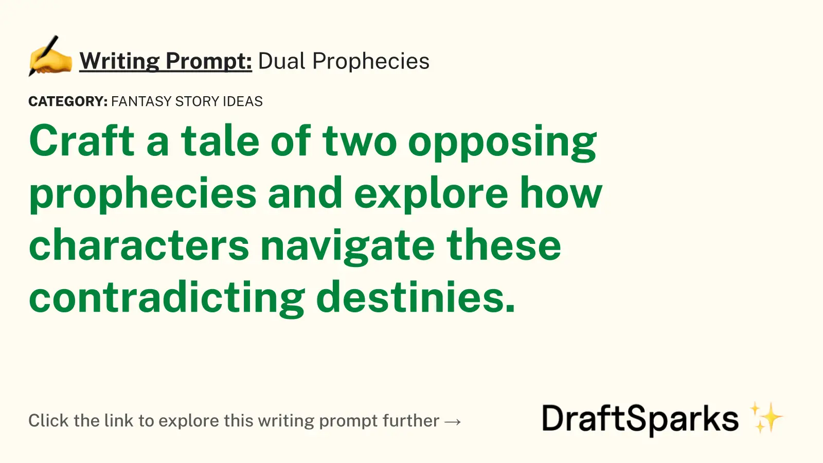 Dual Prophecies