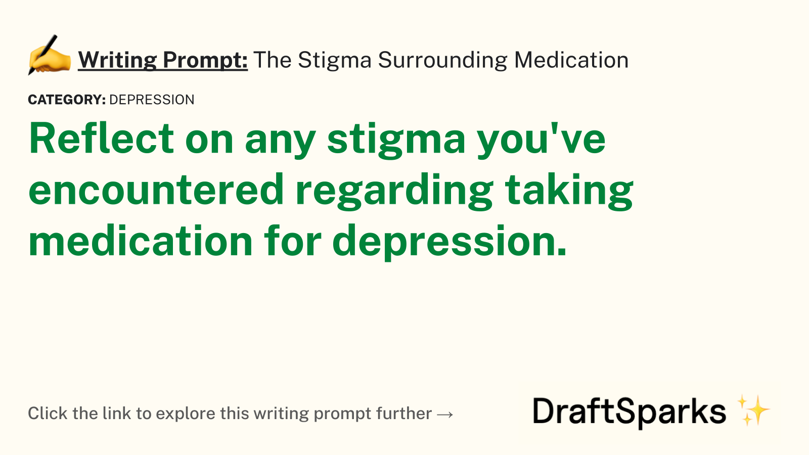 The Stigma Surrounding Medication