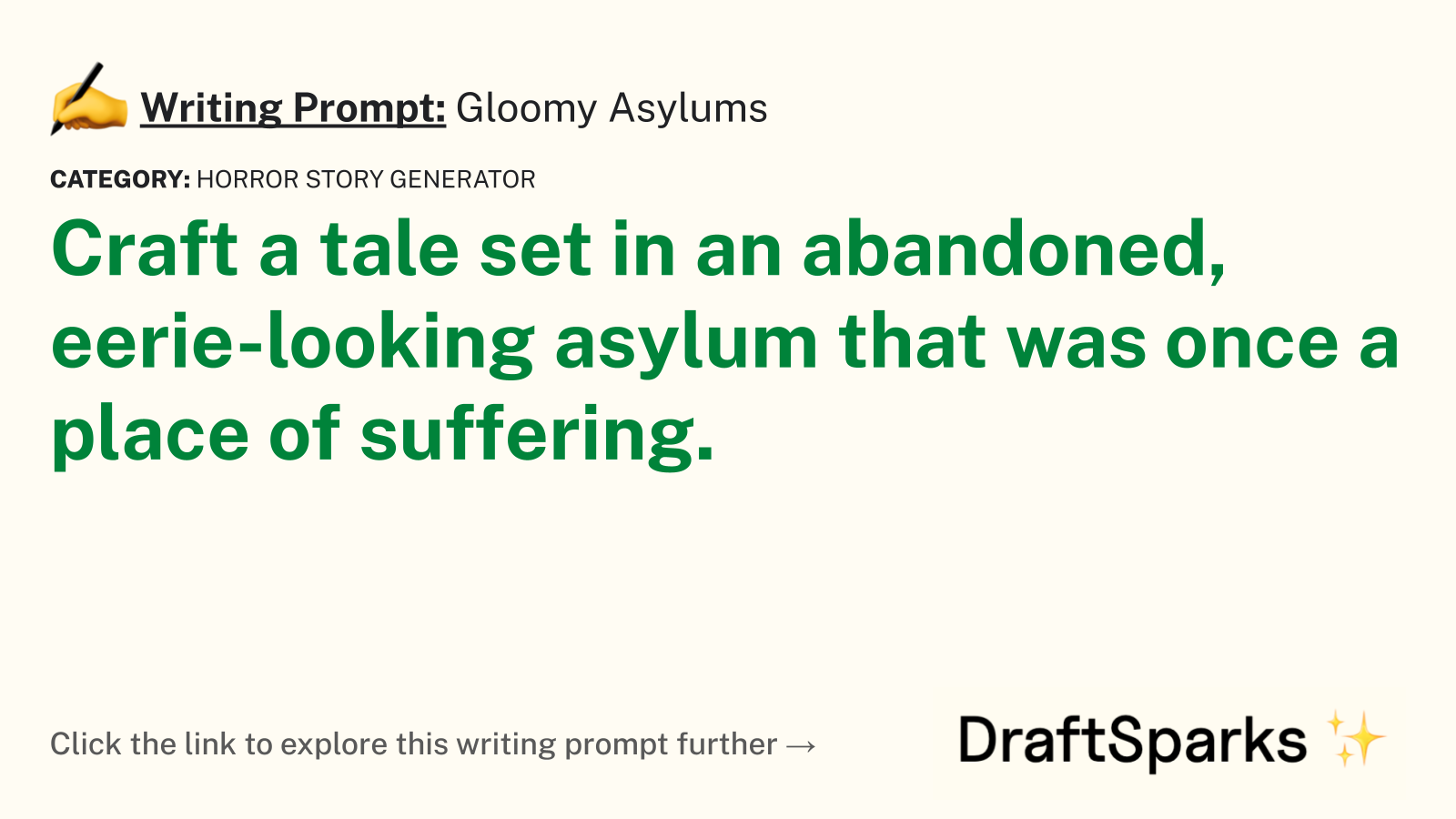 Gloomy Asylums