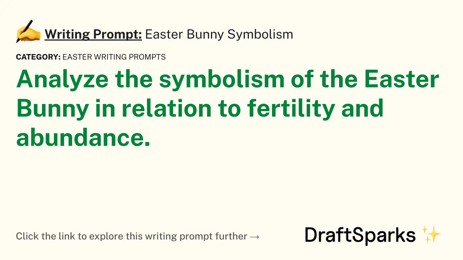 Easter Bunny Symbolism