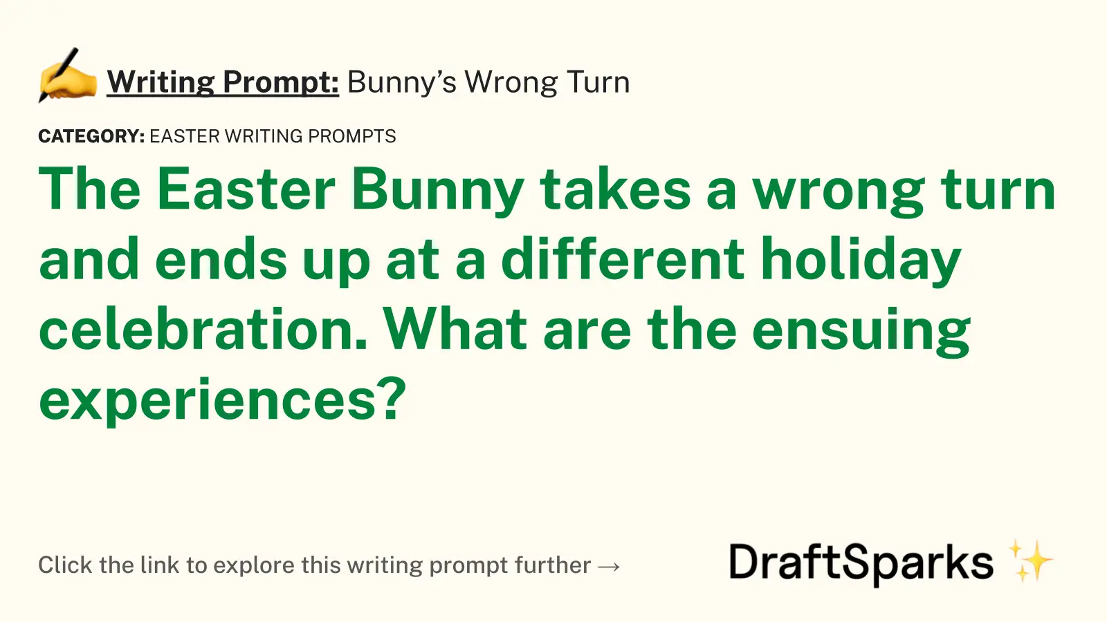 Bunny’s Wrong Turn
