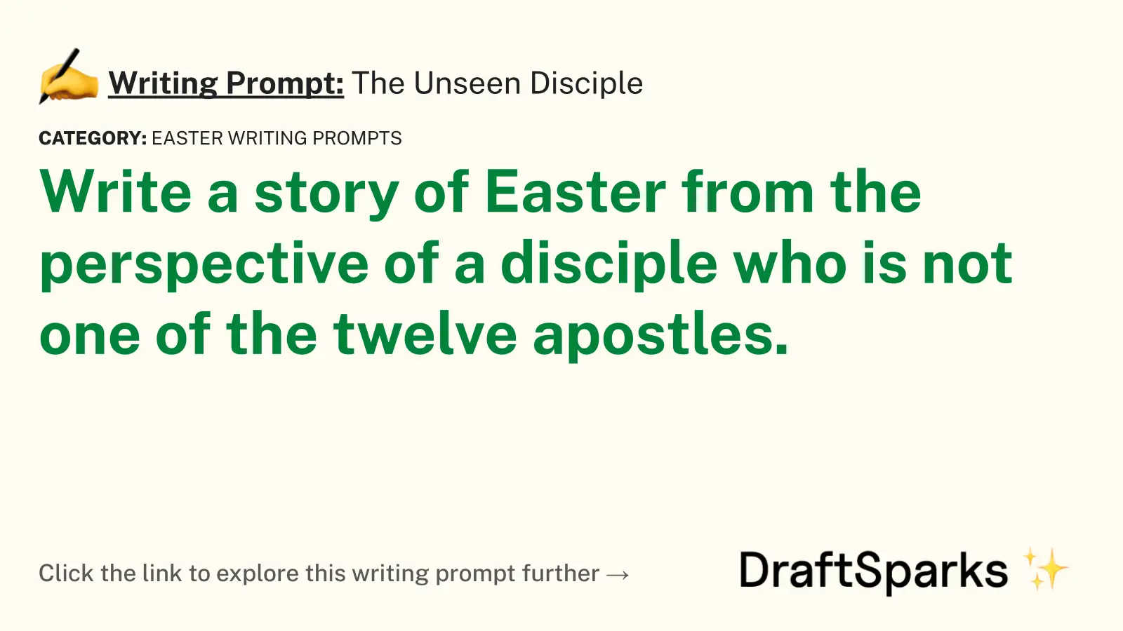 The Unseen Disciple