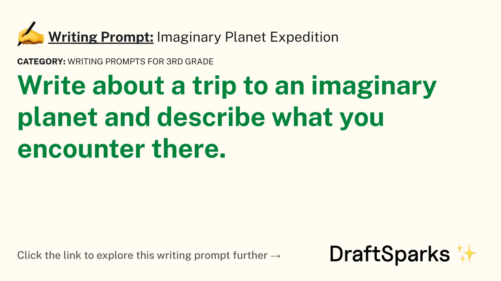 Imaginary Planet Expedition