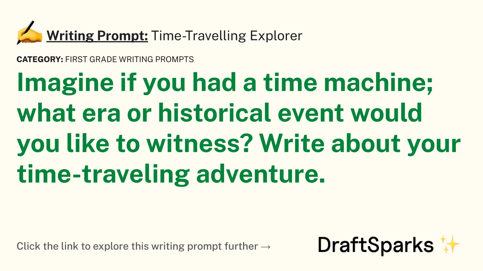 Time-Travelling Explorer