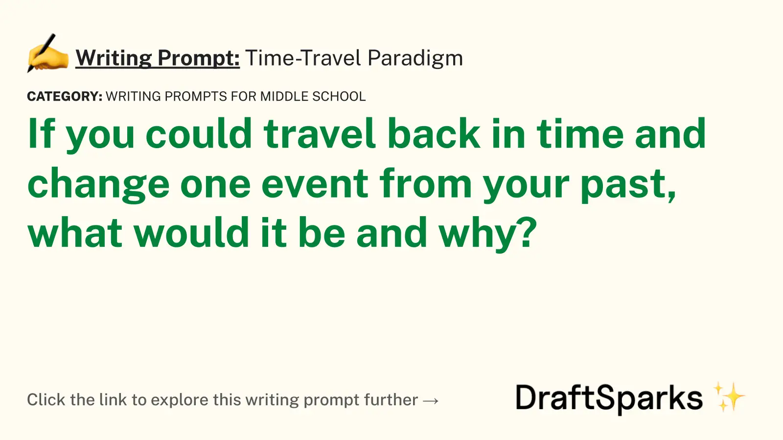 Time-Travel Paradigm