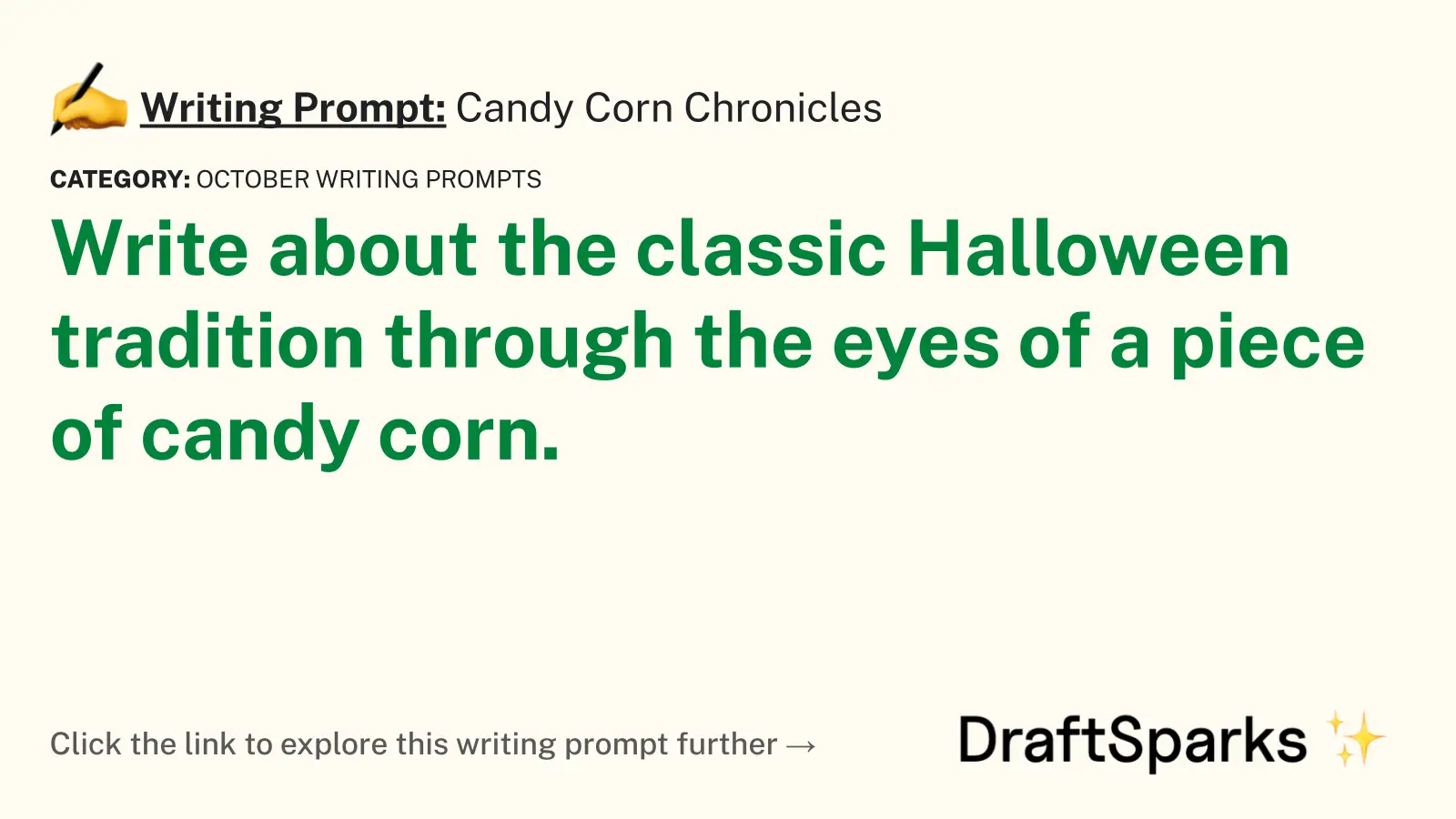 Candy Corn Chronicles