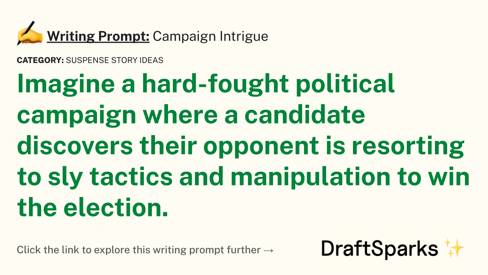 Campaign Intrigue