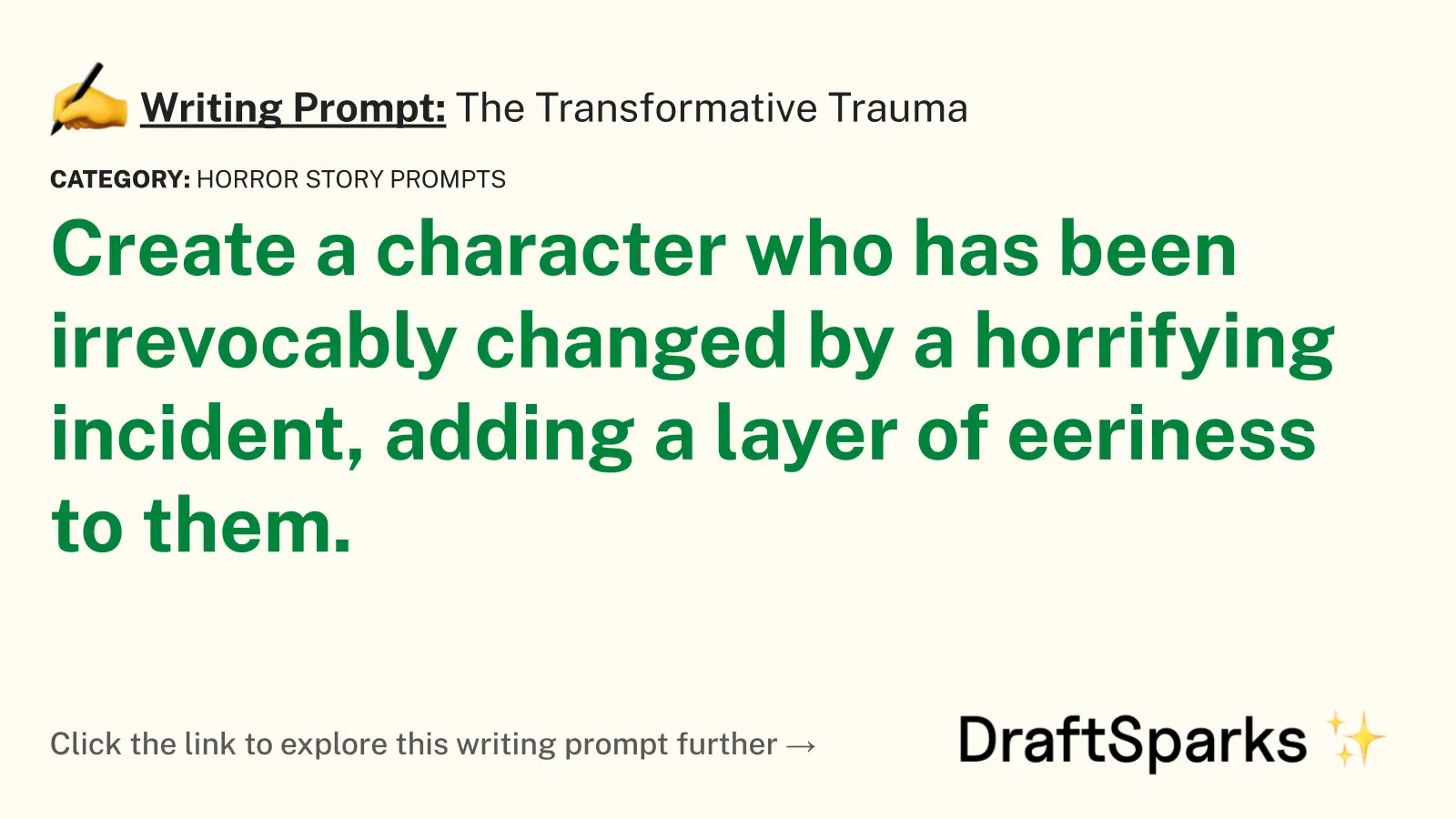 The Transformative Trauma