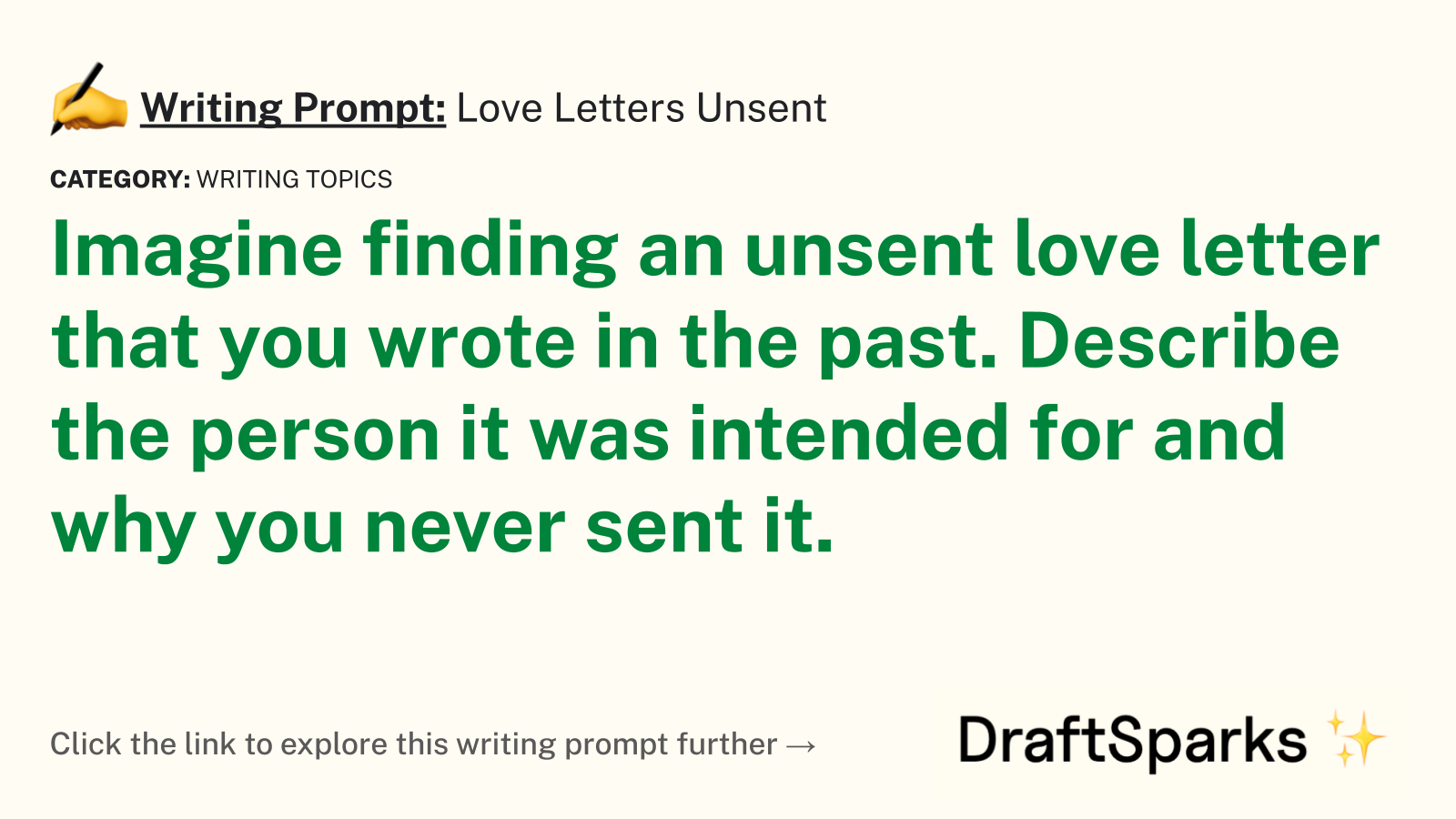 Love Letters Unsent