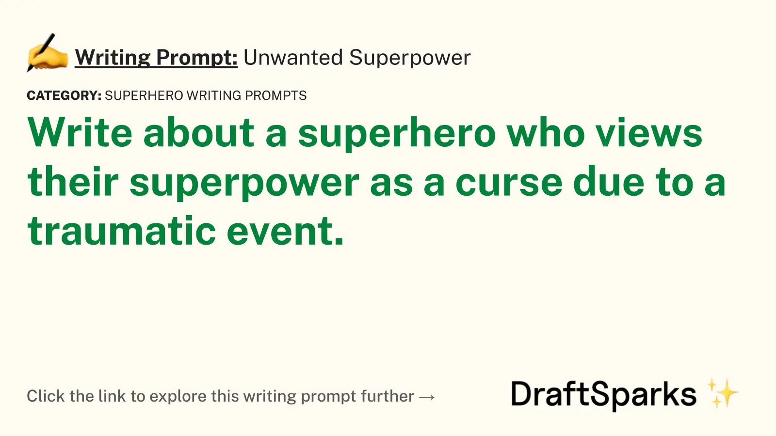 Unwanted Superpower