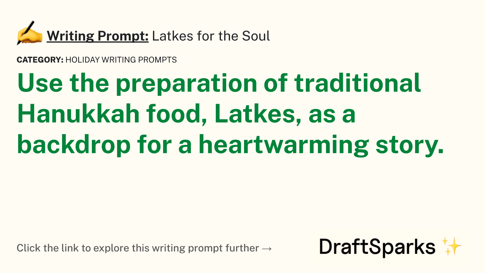 Latkes for the Soul