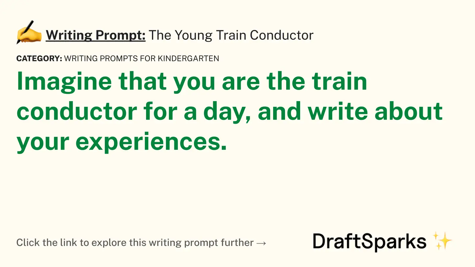 The Young Train Conductor