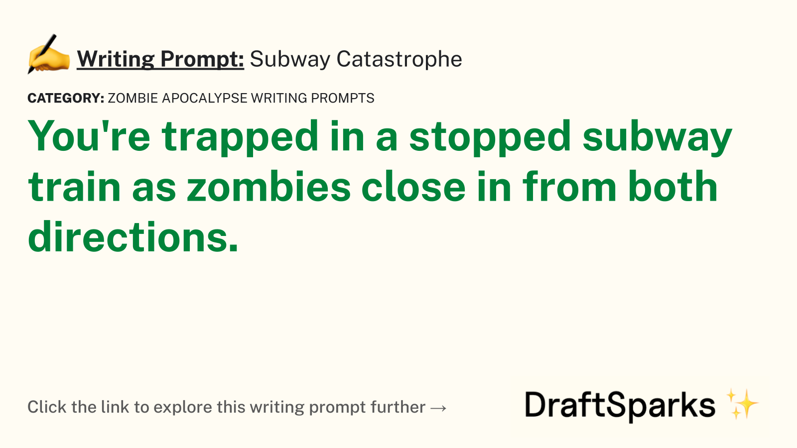 Subway Catastrophe