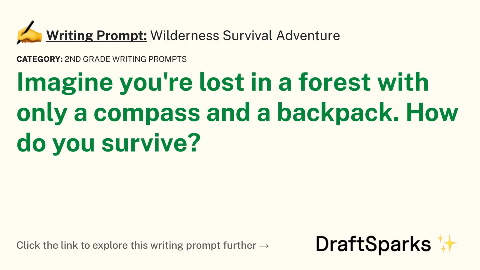 Wilderness Survival Adventure