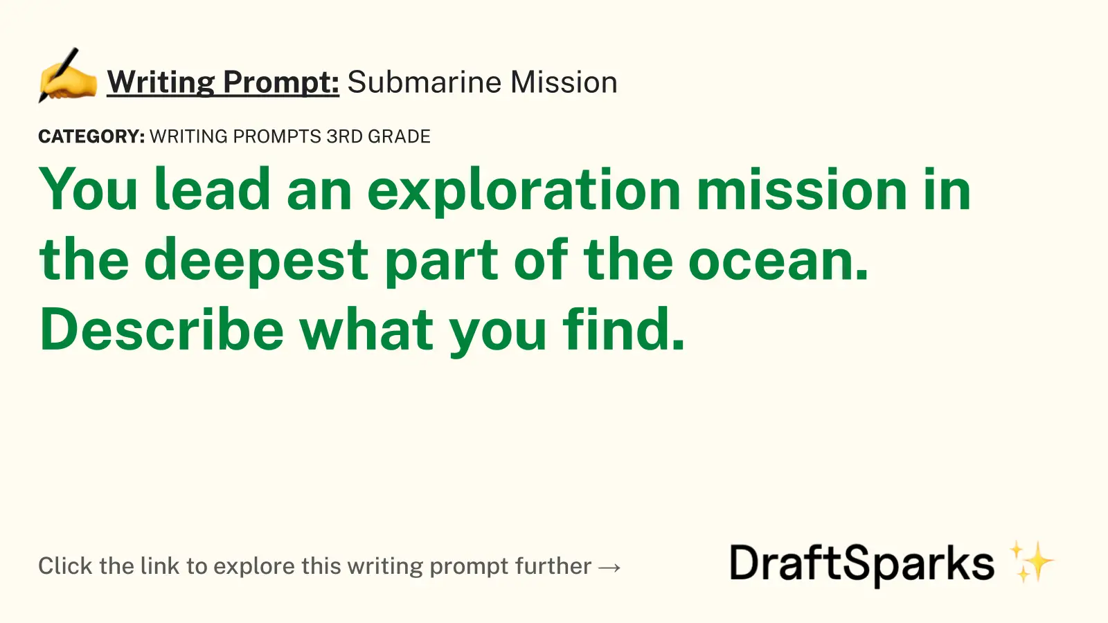 Submarine Mission