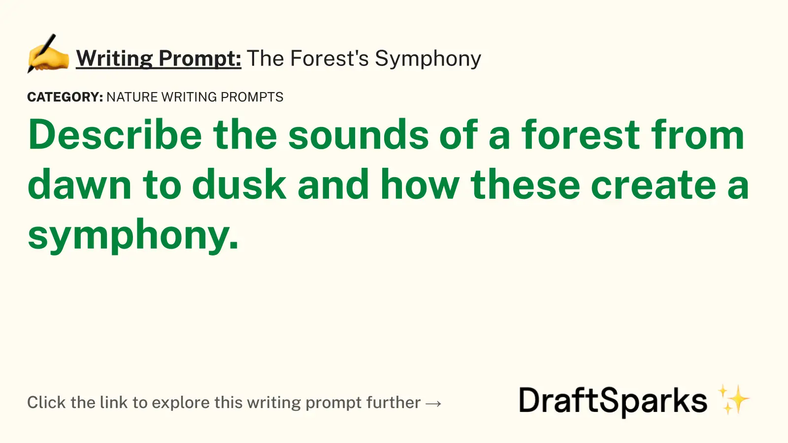 The Forest’s Symphony