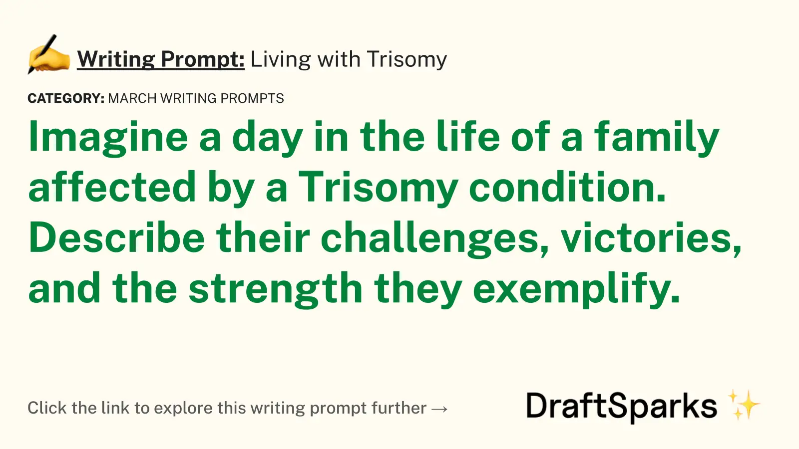 Living with Trisomy