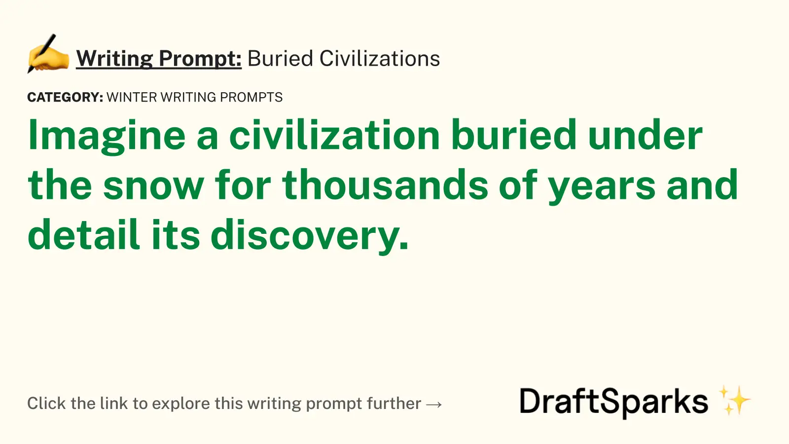 Buried Civilizations