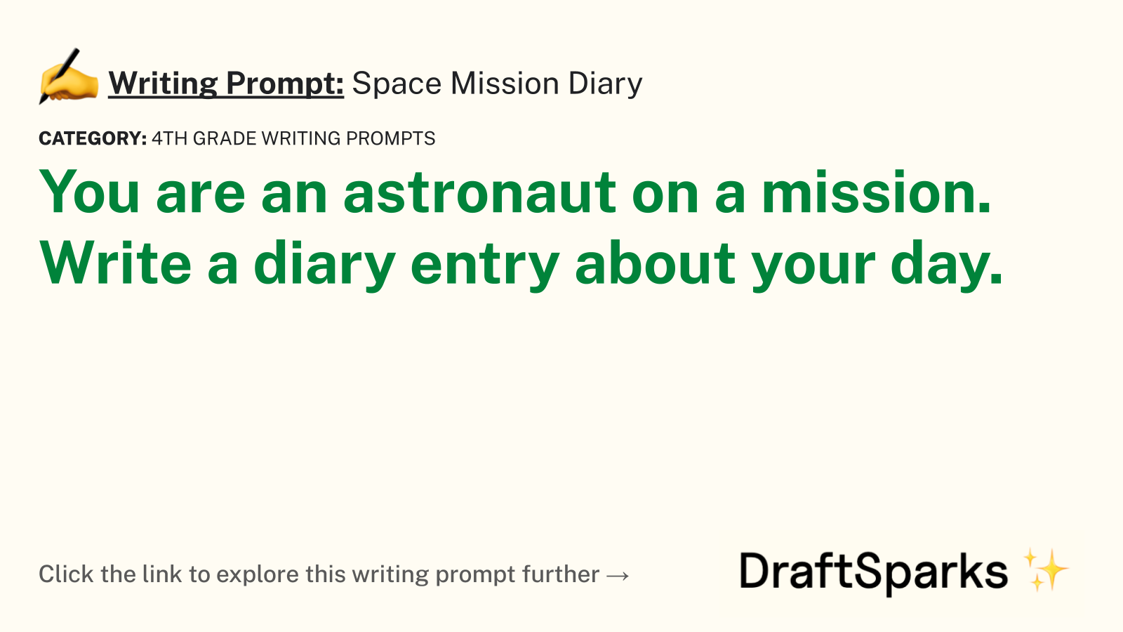 Space Mission Diary