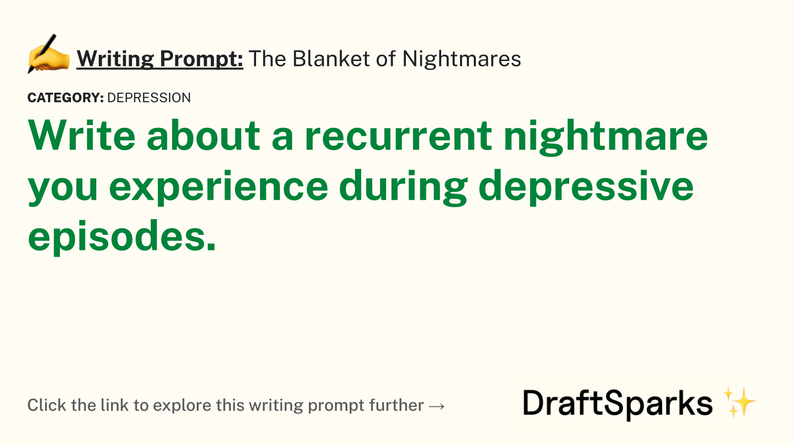 The Blanket of Nightmares