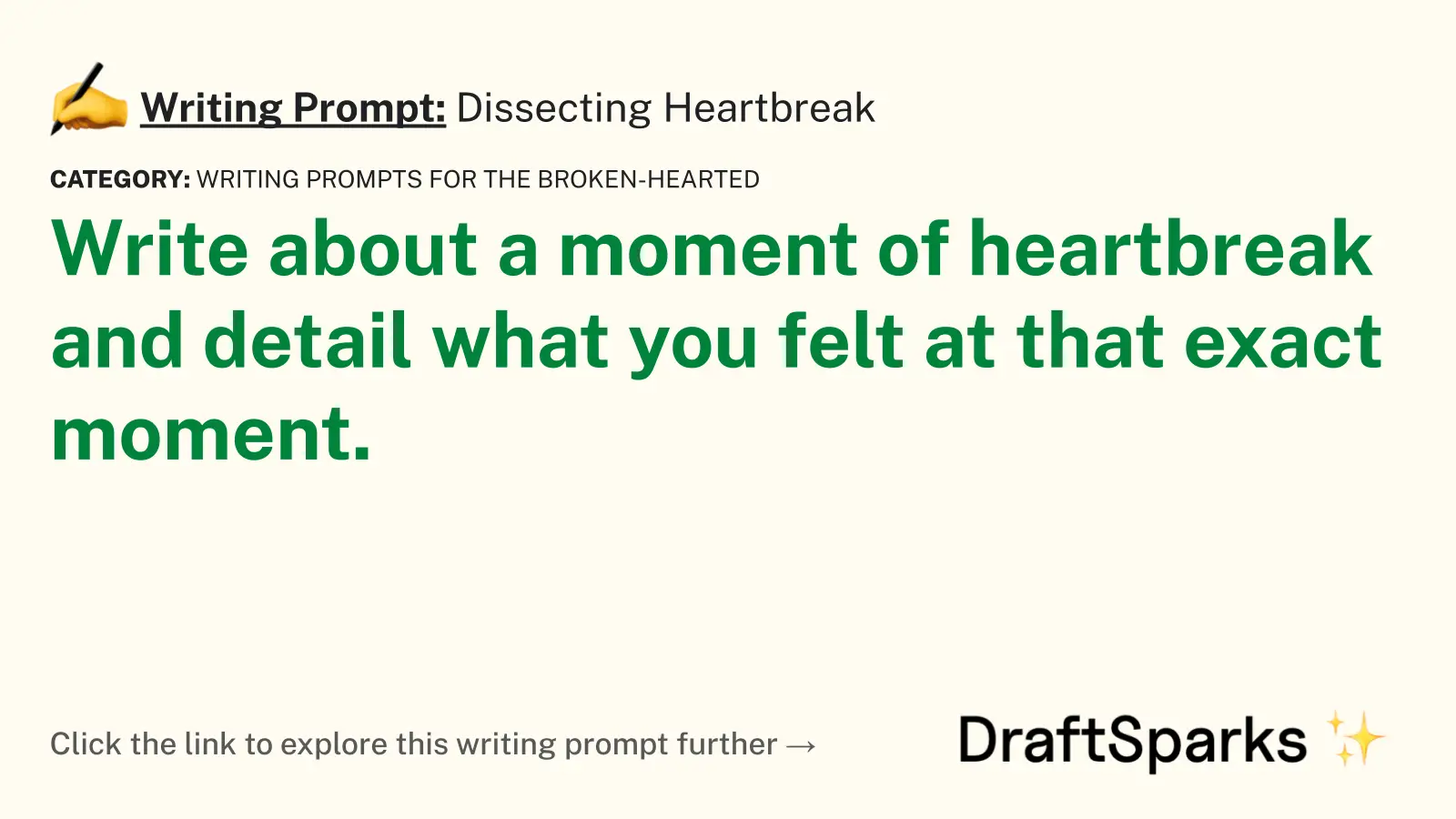 Dissecting Heartbreak